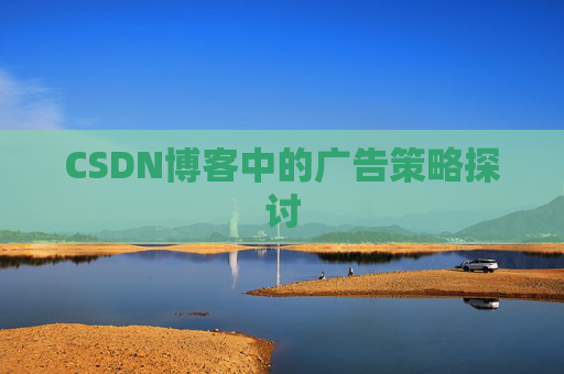 CSDN博客中的广告策略探讨